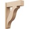 Ekena Millwork 7 1/2-in W x 24-in D x 32-in H Funston Block Rough Cedar Woodgrain TimberThane Outlooker, Primed Tan OUTUR075X24X32FST44RCPR - alternate 1
